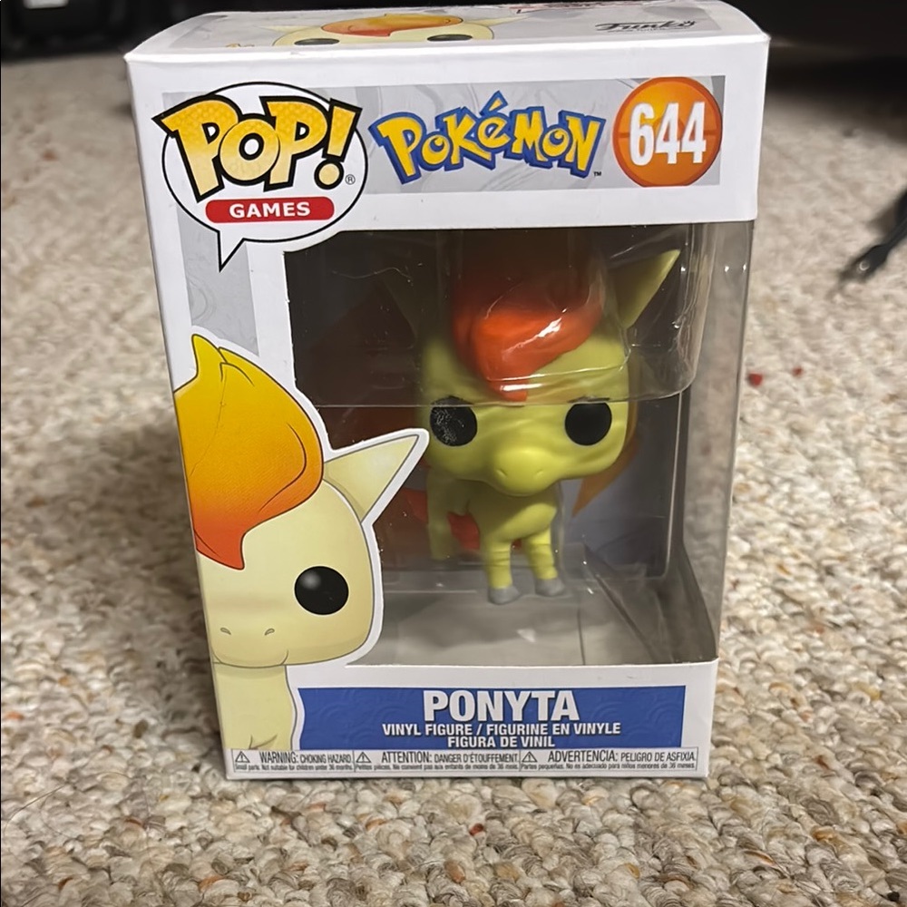 Funko Pokémon Ponyta Vinyl Figure - Yellow and Orange